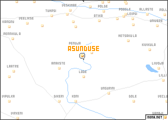 map of Asunduse