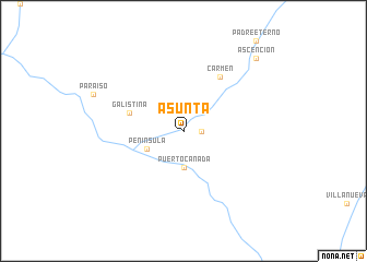 map of Asunta