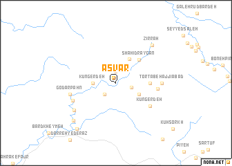 map of Asvār