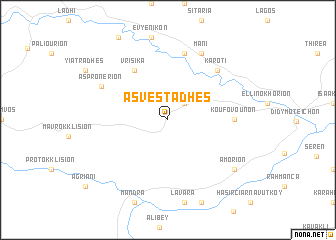 map of Asvestádhes