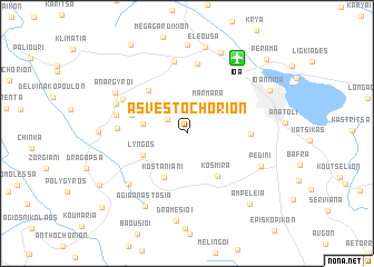 map of Asvestochórion