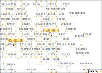 map of Aswādia