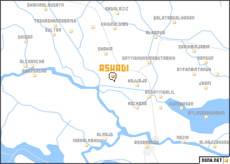 map of Aswādī