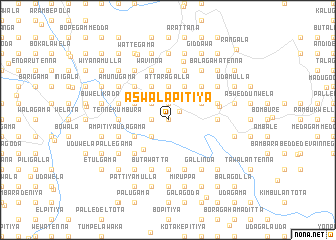 map of Aswalapitiya