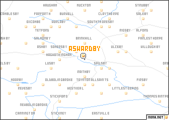 map of Aswardby
