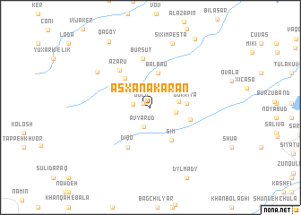 map of Asxanakǝran