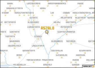 map of Aszaló