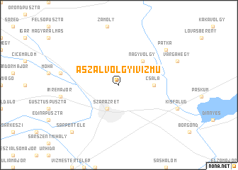 map of Aszal-völgyi Vízmů