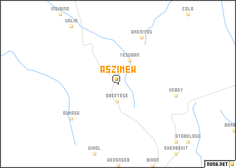 map of Āszīmew