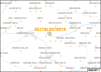 map of Asztalostanya