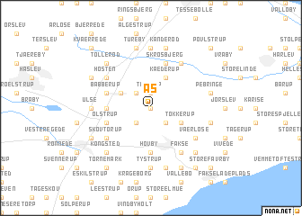 map of Ås