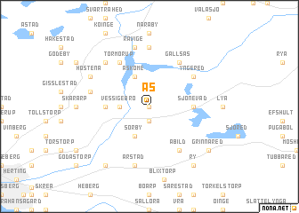 map of Ås