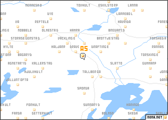 map of Ås