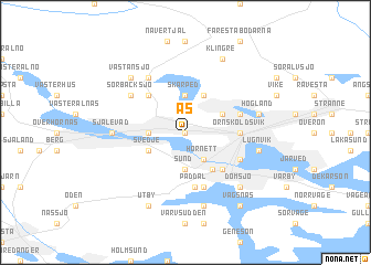 map of Ås