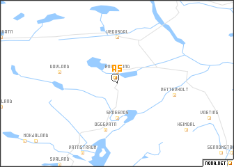 map of Ås