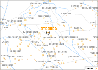 map of ‘Aţāābād