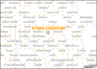 map of Atabalero Arriba