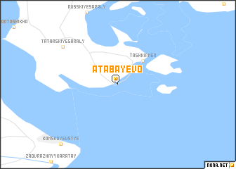 map of Atabayevo