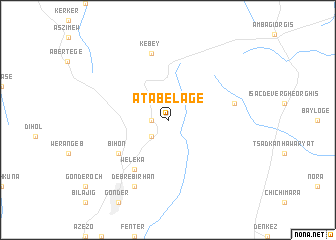 map of Ata Belage