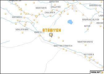 map of Atābīyeh