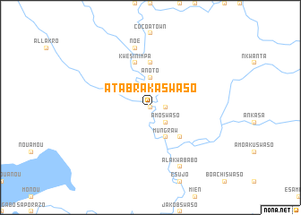 map of Atabrakaswaso