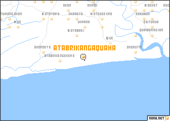 map of Atabrikang Aquaha