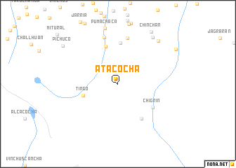 map of Atacocha