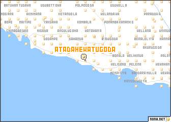 map of Atadahewatugoda