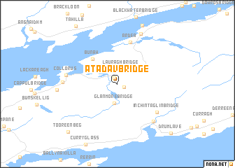map of Atadav Bridge