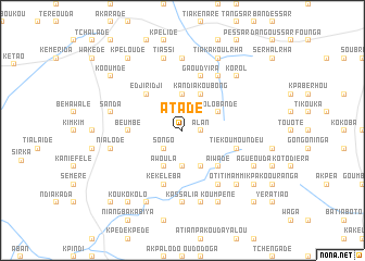 map of Atadè