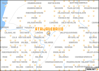 map of Ataíja de Baixo