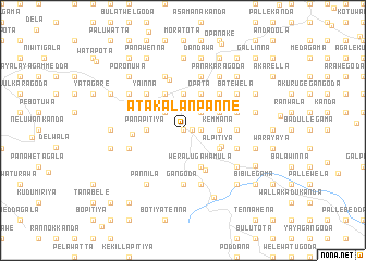 map of Atakalanpanne