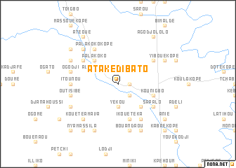 map of Atakédibato