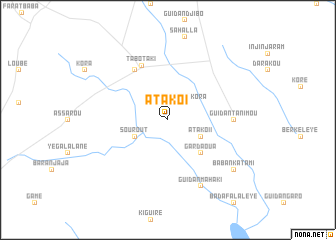 map of Atako I