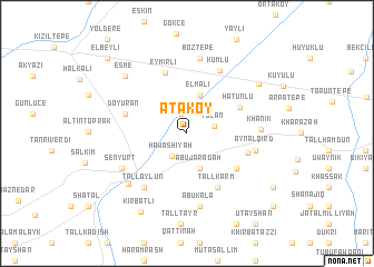map of Ataköy