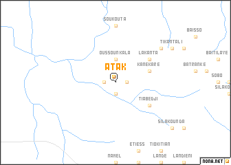 map of Atak