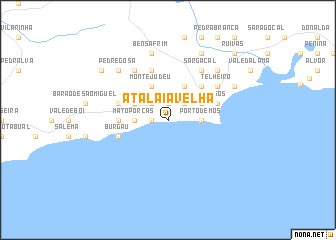 map of Atalaia Velha