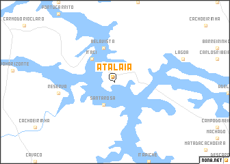 map of Atalaia