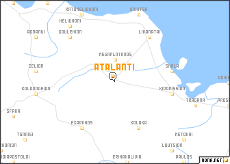 map of Atalánti