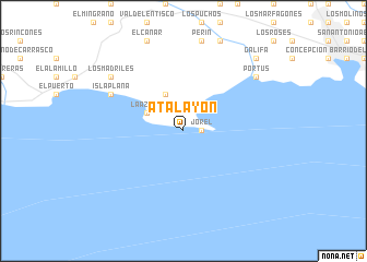 map of Atalayón