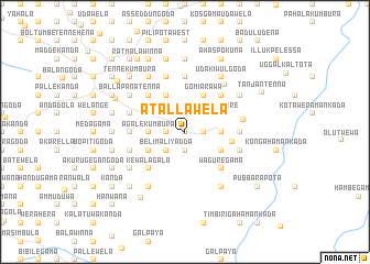 map of Atallawela