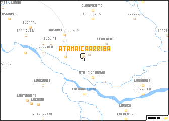 map of Atamaica Arriba