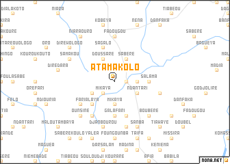 map of Atamakolo