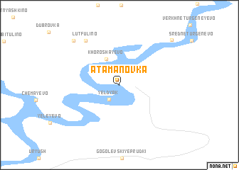 map of Atamanovka