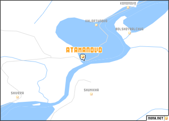 map of Atamanovo