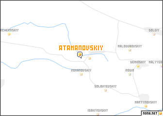 map of Atamanovskiy