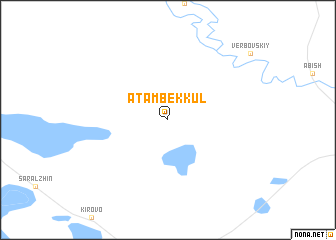 map of Atambek-Kulʼ