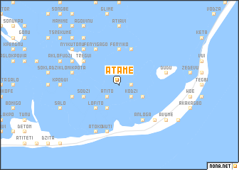 map of Atame