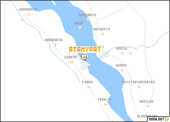 map of Atamyrat