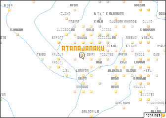 map of Atan Ajanaku